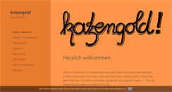 Desktop Screenshot of katzengold.org